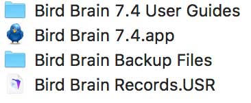 Bird Brain 7.3 Files