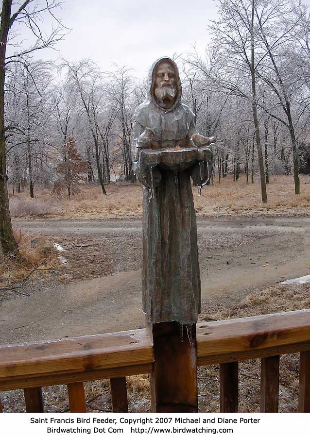 Saint Francis Bird Feeder