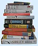 Stack of field guides