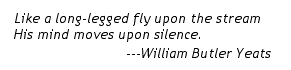 Yeats quote