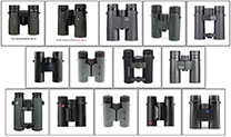 Mid-sized binoculars